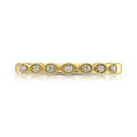 Thumbnail for 14K Yellow Gold 1/20 Ct.Tw. Diamond Stackable Band