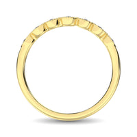 Thumbnail for 14K Yellow Gold 1/20 Ct.Tw. Diamond Stackable Band