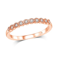 Thumbnail for 14K Rose Gold 1/10 Ct.Tw. Diamond Stackable Band