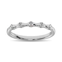 Thumbnail for 14K White Gold 1/8 Ct.Tw. Diamond Stackable Band