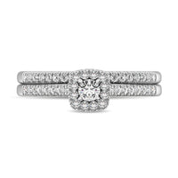Thumbnail for 10K White Gold 2/5 Ctw Diamond Bridal Ring