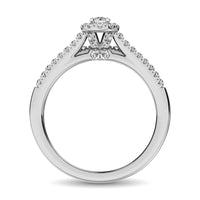 Thumbnail for 14K White Gold 1/4 Ctw Diamond Engagement Ring