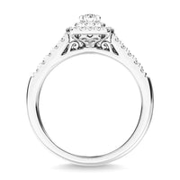 Thumbnail for 10K White Gold 2/5 Ctw Diamond Bridal Ring