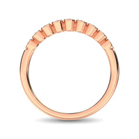 Thumbnail for 14K Rose Gold 1/10 Ct.Tw.Diamond Stackable Band