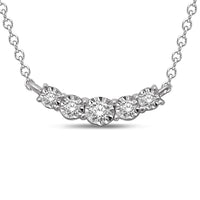 Thumbnail for 10K White Gold 1/6 Ct.Tw. Diamond Fashion Neckalce