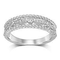 Thumbnail for 14K White Gold 1/20 Ct.Tw.Diamond Fashion Band