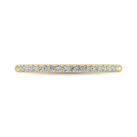 Thumbnail for 10K Yellow Gold 1/10 Ctw Diamond Wedding Ring