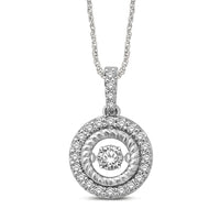 Thumbnail for 10K White Gold 2/5 Ctw Diamond Fashion Pendant