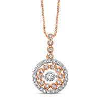 Thumbnail for 10K Two Tone 1/2 Ctw Diamond Fashion Pendant