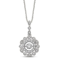 Thumbnail for 10K White Gold 2/5 Ctw Diamond Fashion Pendant