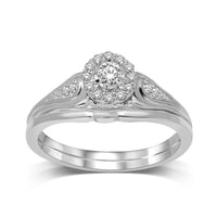 Thumbnail for 10K White Gold 1/5 Ctw Diamond Bridal Ring