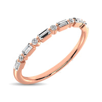 Thumbnail for 14K Rose Gold 1/10 Ctw Diamond Stackable Ring
