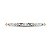 Thumbnail for 14K Rose Gold 1/10 Ctw Diamond Stackable Ring