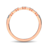 Thumbnail for 14K Rose Gold 1/10 Ctw Diamond Stackable Ring