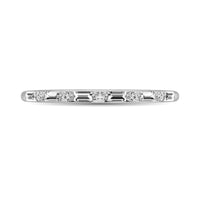 Thumbnail for 14K White Gold 1/10 Ctw Diamond Stackable Ring