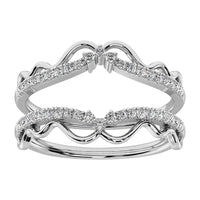 Thumbnail for 10K White Gold 1/3 Ct.Tw. Diamond Guard Ring