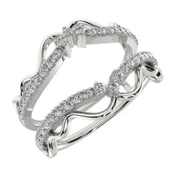 Thumbnail for 10K White Gold 1/3 Ct.Tw. Diamond Guard Ring