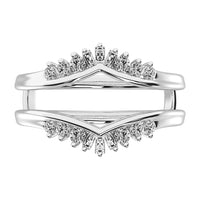 Thumbnail for 10K White Gold 1/3 Ct.Tw. Diamond Guard Ring