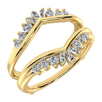 Thumbnail for 10K Yellow Gold 1/3 Ct.Tw. Diamond Guard Ring