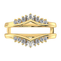 Thumbnail for 10K Yellow Gold 1/3 Ct.Tw. Diamond Guard Ring