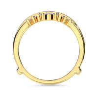 Thumbnail for 10K Yellow Gold 1/3 Ct.Tw. Diamond Guard Ring