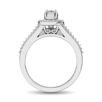 Thumbnail for 10K White Gold 3/4 Ctw Diamond Bridal Ring