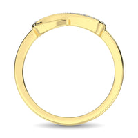 Thumbnail for 10K Yellow Gold 1/20 Ctw Diamond Infinity Ring