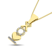 Thumbnail for 10K Yellow Gold Diamond Accent Fashion Pendant