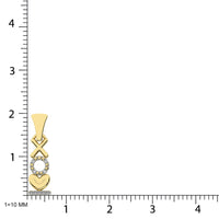 Thumbnail for 10K Yellow Gold Diamond Accent Fashion Pendant