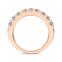 Thumbnail for 14K Rose Gold Diamond 2/5 Ct.Tw. 9 Stone Anniversary Band