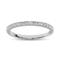 Thumbnail for 14K White Gold Diamond 1/6 Ct.Tw. 9 Stone Anniversary Band