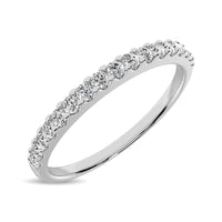 Thumbnail for 14K White Gold Diamond 1/6 Ct.Tw. 9 Stone Anniversary Band