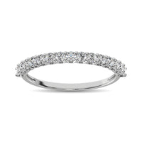 Thumbnail for 14K White Gold Diamond 1/4 Ct.Tw. 9 Stone Anniversary Band