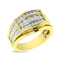 Thumbnail for 10K Yellow Gold 1 1/2 Ct.Tw. Diamond Men's Fashion Ring