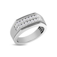 Thumbnail for 10K White Gold 1/2 Ct.Tw. Diamond Men's Ring