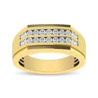 Thumbnail for 10K Yellow Gold 1/2 Ct.Tw. Diamond Men's Ring