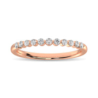 Thumbnail for 14K Rose Gold Diamond 1/4 Ctw Stackable Band