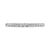 Thumbnail for 14K White Gold Diamond 1/4 Ctw Stackable Band