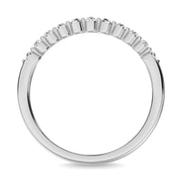 Thumbnail for 14K White Gold Diamond 1/4 Ctw Stackable Band