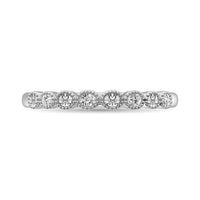 Thumbnail for 14 White Gold Diamond 1/6 ctw Bubble stackable Band
