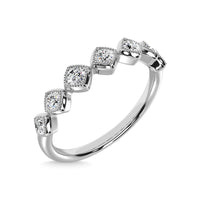 Thumbnail for 14K White Gold 1/6 Ctw Diamond Annivesary Ring
