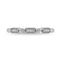 Thumbnail for 14K White Gold 1/6 Ctw Diamond Annivesary Ring