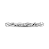 Thumbnail for 10K White Gold 1/20 Ctw Diamond Annivesary Band