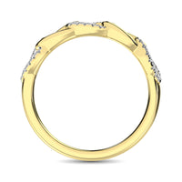 Thumbnail for 14K Yellow Gold 1/6 Ct.Tw. Diamond Interlinked Annivesary Band