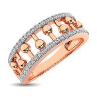 Thumbnail for 10K Rose Gold 1/4 Ct.Tw. Diamond Fashion Ring