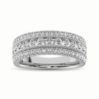 Thumbnail for 14K White Gold 1 1/3 Ct.Tw. Diamond Anniversary Ring