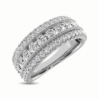 Thumbnail for 14K White Gold 1 1/3 Ct.Tw. Diamond Anniversary Ring