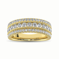Thumbnail for 14K Yellow Gold 1 1/3 Ct.Tw. Diamond Anniversary Ring