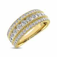 Thumbnail for 14K Yellow Gold 1 1/3 Ct.Tw. Diamond Anniversary Ring