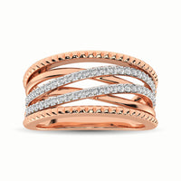 Thumbnail for 14K Rose Gold 1/3 Ct.Tw. Diamond Fashion Ring